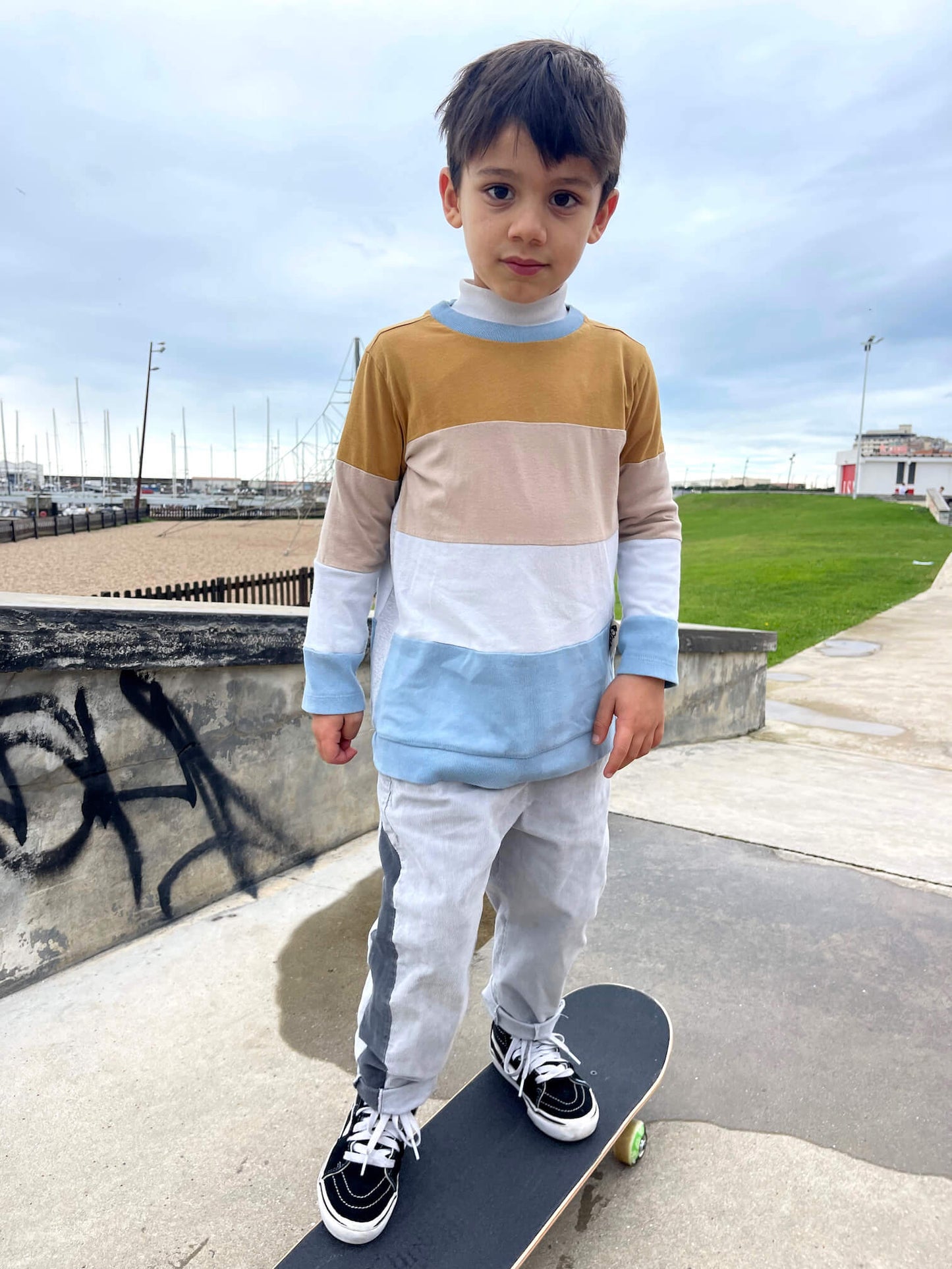 T-shirt Long Sleeve Block Color