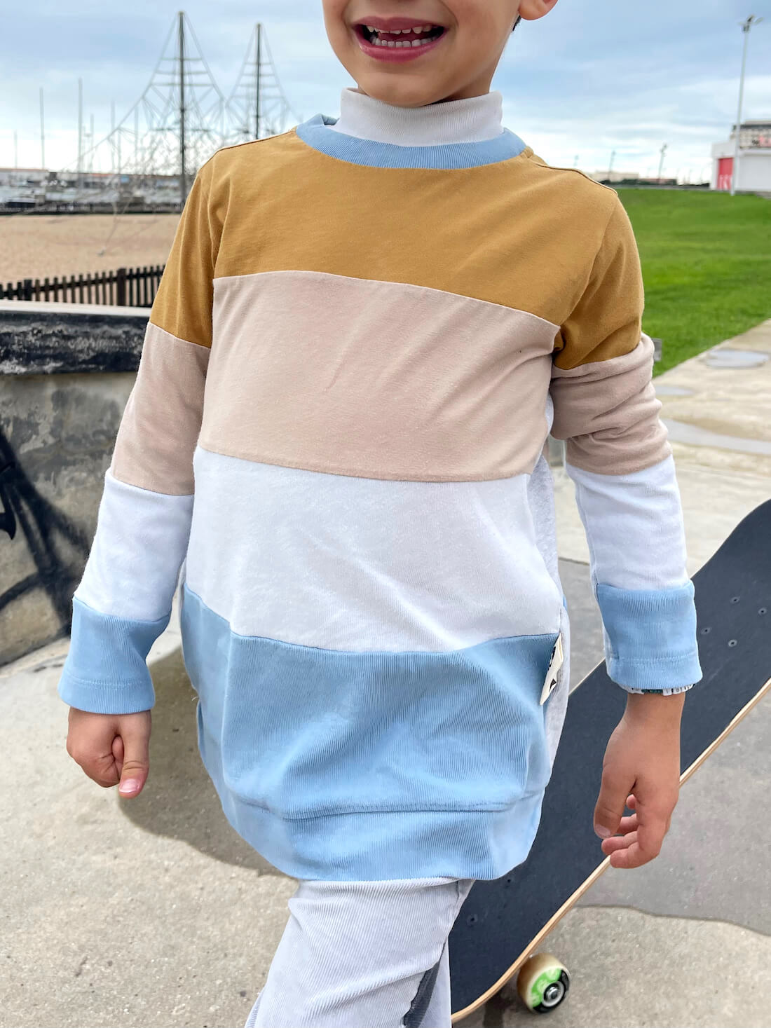 T-shirt Long Sleeve Block Color